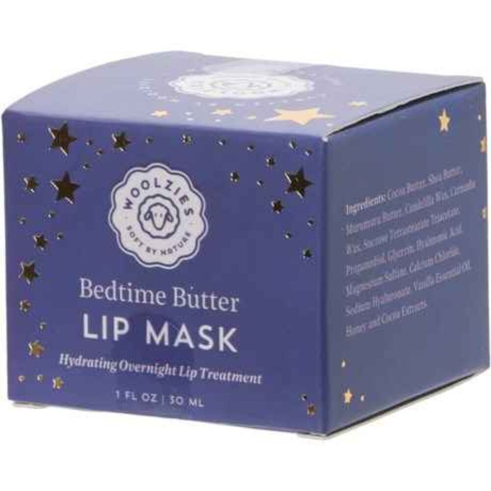 Woolies Soft by Nature Bedtime Butter Lip Mask Hydrating Overnight Lip Treatment